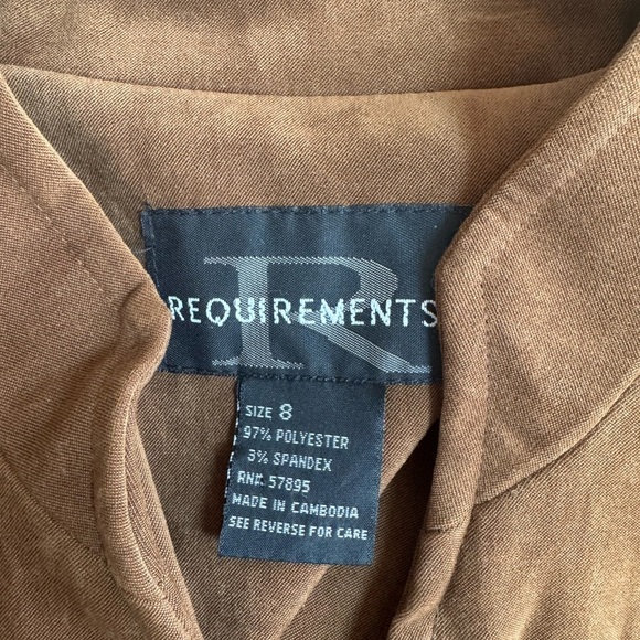 Requirements brown  Jacket - Picture 5 of 11